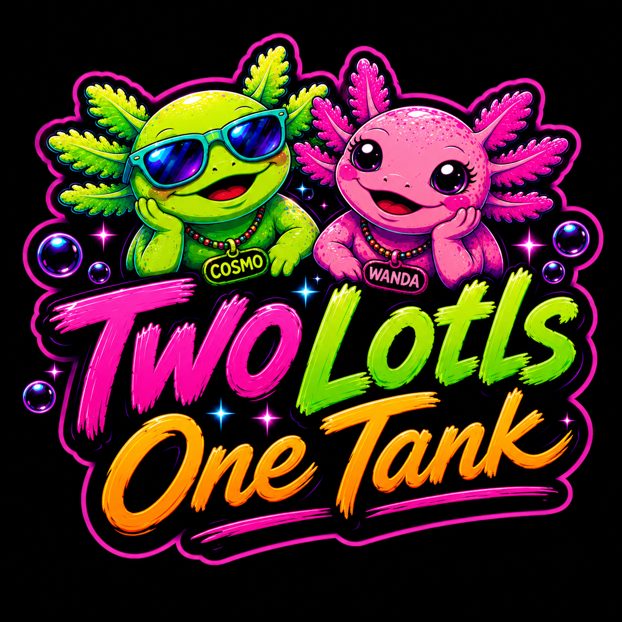 Two Lotls One Tank